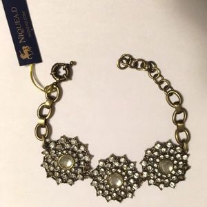 NIQUEA.D Deco Medallion Statement Bracelet